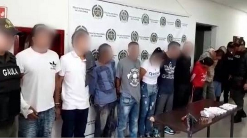 Cayó en Itagüí banda que se dedicaba al tráfico de droga en el municipio 1 capturados en itagui