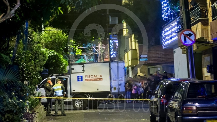 FOTOS Y VIDEO: Lo mataron cuando estaba departiendo al interior de un garaje en Envigado 2 homcidiio en Envigado 1