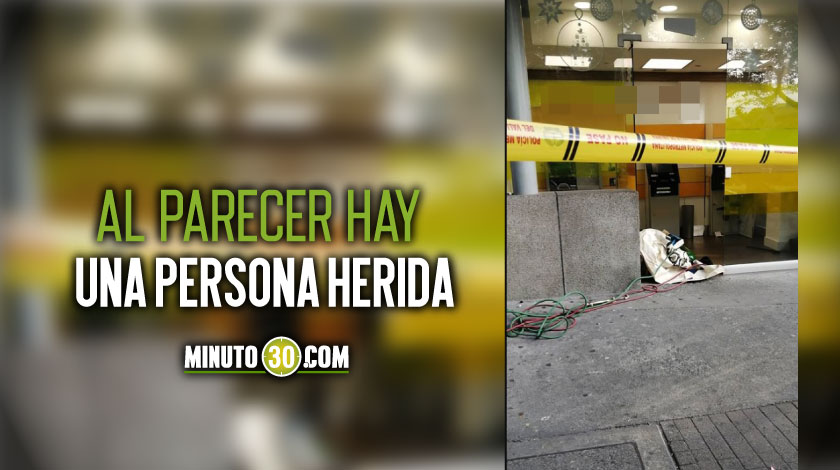 EN FOTOS: Con pipetas llegaron a robar un cajero en el Parque de Belén 1 intento de robo de banco