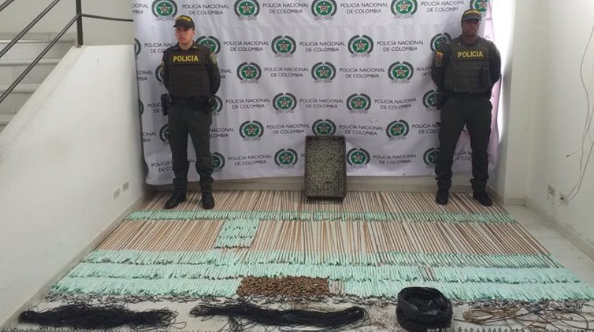 FOTO: ¡Qué millonada de plata la que iban “a quemar”! En San Vicente Ferrer