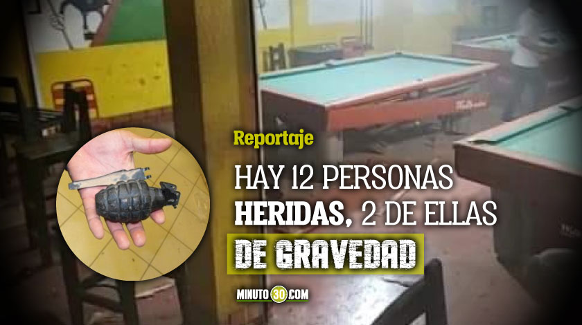 Atentado con granada en un billar de Caucasia sería parte de la confrontación entre ‘Caparros’ y Clan del Golfo