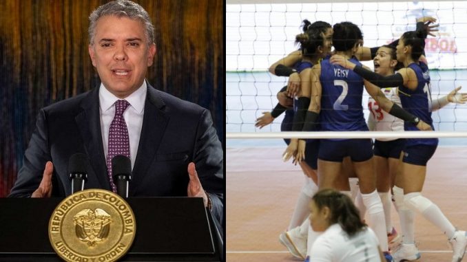 Duque seleccion Colombia Voleibol