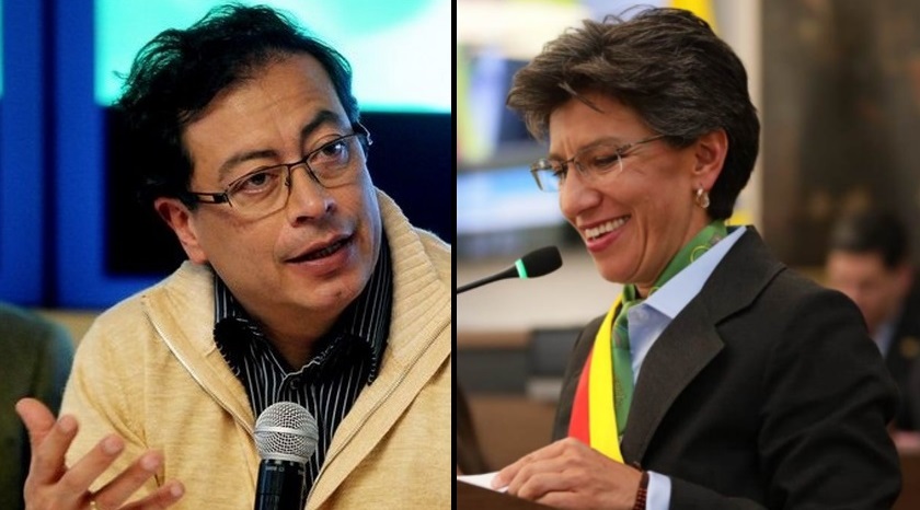 Claudia López no lleva ni un día como alcaldesa de Bogotá y Petro ya empezó a criticar sus decisiones