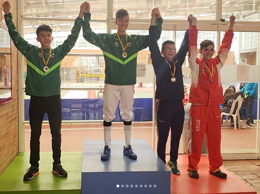 FOTOS: Antioquia se trajo 9 medallas del II Escalafón Nacional infantil y Juvenil de Esgrima: 3 son de oro 3 Jacob y Alejandro