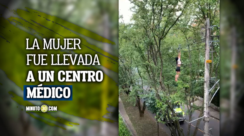 EN VIDEO:¡Impactante! Joven se trepó al cableado eléctrico en Santa Mónica y cayó aparatosamente