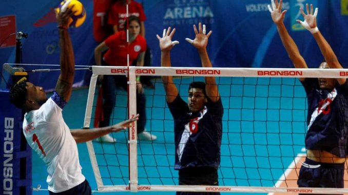 Partido Seleccion Colombia masculina voleibol Preolimpico