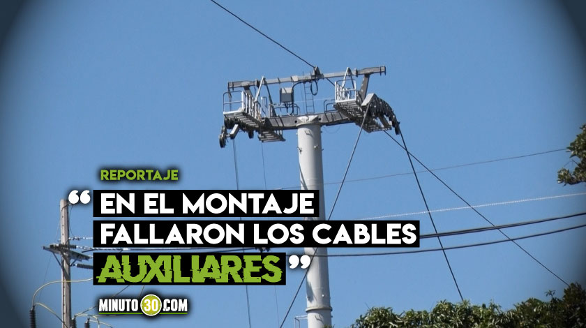 ¿Por qué se desplomó el cable del Metrocable Picacho?