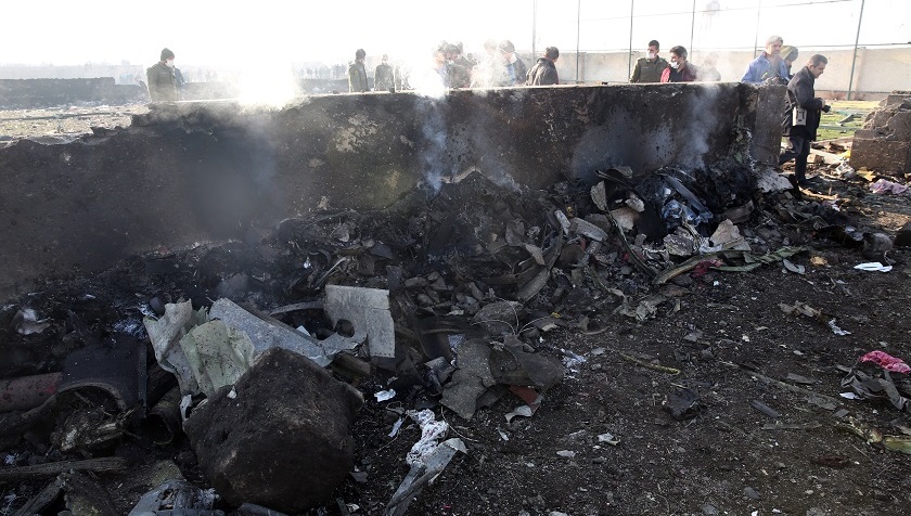 La caja negra del avión ucraniano derribado en enero está dañada, según Irán