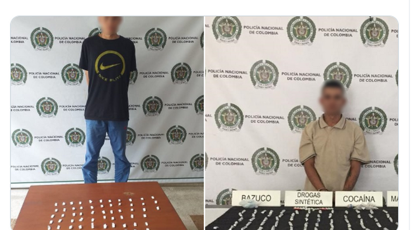Fotos: ¡No aprenden! Capturados dos personas con 500 dosis de bazuco y 500 dosis de otras sustancias 1 capturados1