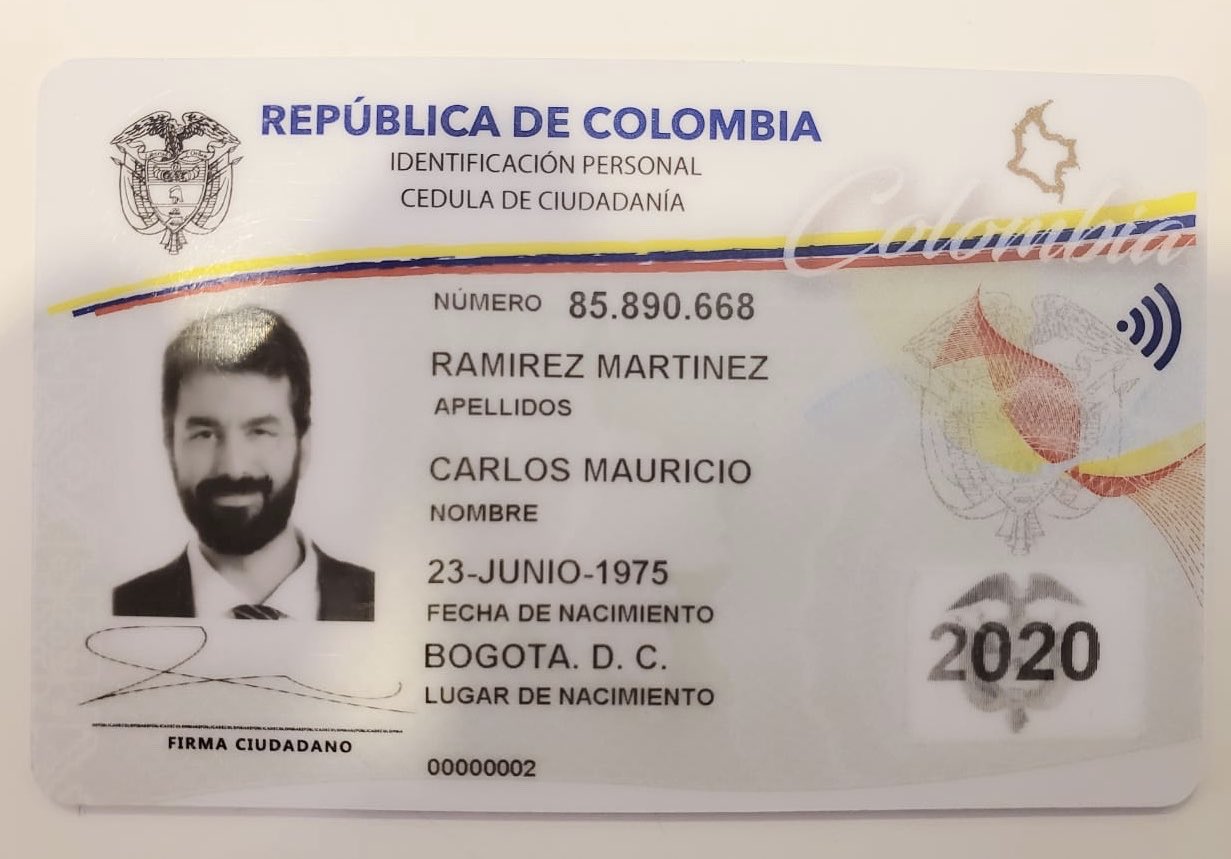 Fotos: Así sería la nueva cédula digital que plantea la Registraduría 6 cedula digital1