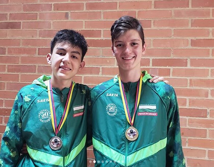 FOTOS: Antioquia se trajo 9 medallas del II Escalafón Nacional infantil y Juvenil de Esgrima: 3 son de oro 2 jacob y alejandro medallas