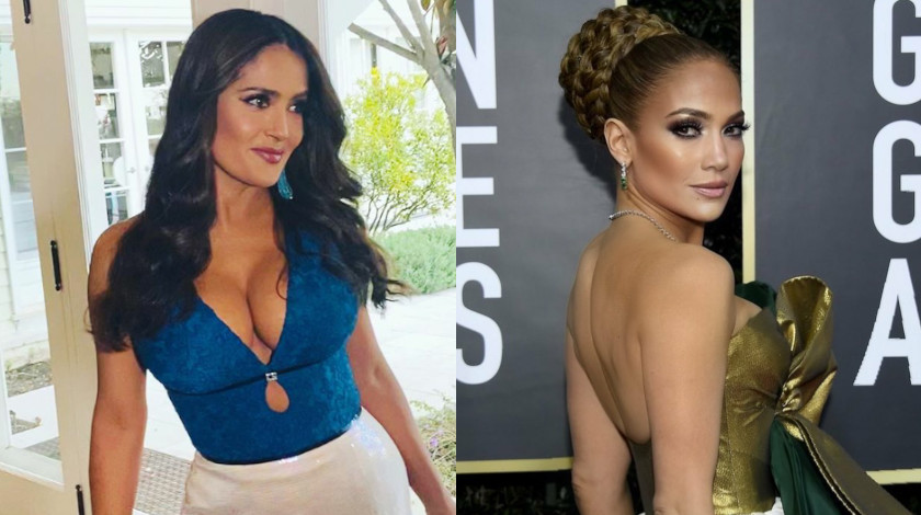 Foto vieja de Salma Hayek y J Lo muestra que las actrices siguen tan bellas como hace 20 años