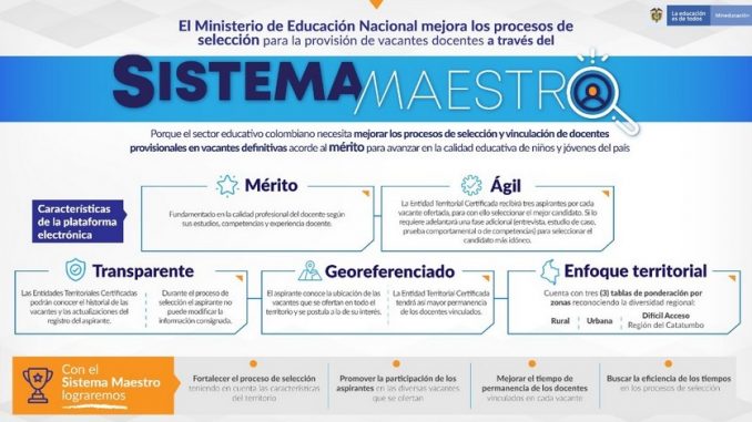 sistema maestro educación