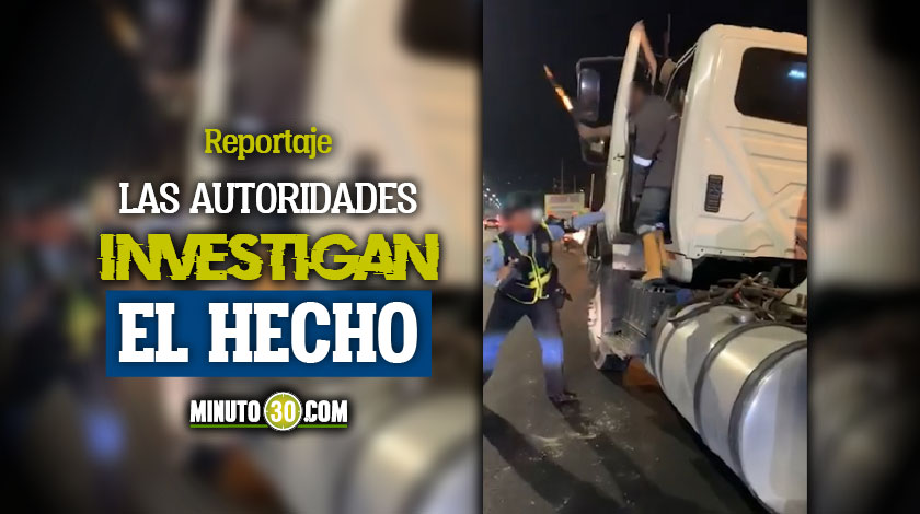 ¡A machete! Así cogió un hombre a dos guardas de tránsito en Itagüí 1 A machete Asi cogio un hombre a dos guardas de transito en Itagui