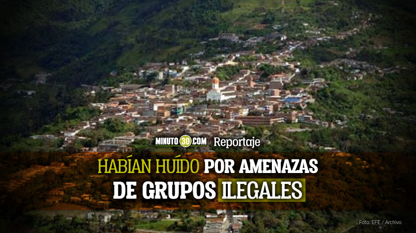 Con vigilancia del Ejército y por decisión propia, familias regresan a sus casas en Ituango