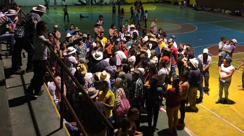 Autoridades trabajan en el retorno de los desplazados que huyeron por amenazas de ilegales en Ituango