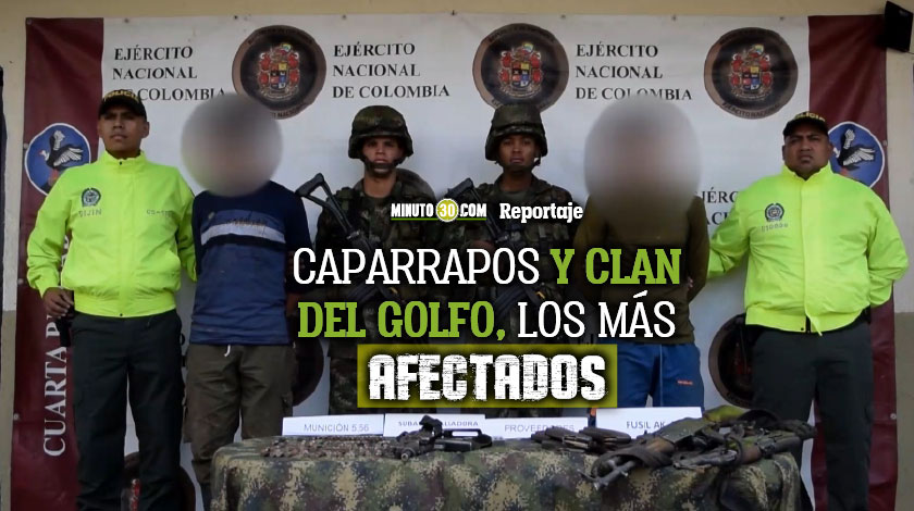 Positivo balance del Ejército por operaciones en Antioquia durante el mes de enero