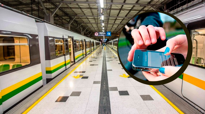 ¡No pudo! Sujeto le robó a una mujer el celular de 'raponazo' en el Metro de Medellín, pero la Policía lo cogió 1 Roban celular con raponazo en el Metro de Medellin