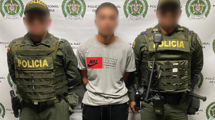 ‘Casual’ en la calle cogieron a una sujeto que presuntamente cometió un doble homicidio en Guayabal 1 captura de alias pablito