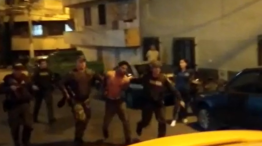 EN VIDEO: Así fue el momento de la captura de uno de los presuntos responsables de la masacre en San Javier 1 captura presunto homicida de san javier