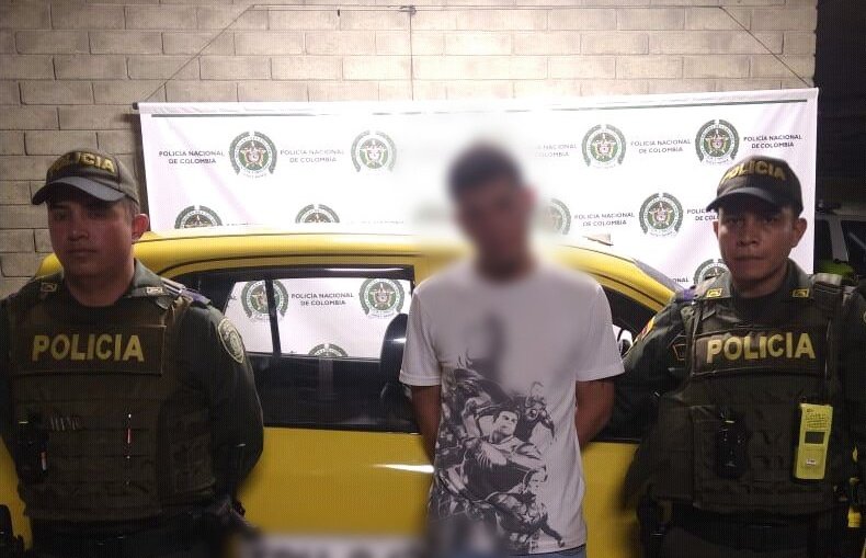 Foto: Se robó un taxi en Medellín pero las cámaras ayudaron a la recuperación 2 captura