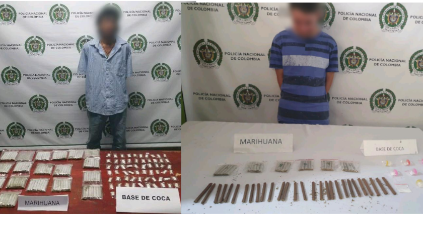 Fotos: ¡Pero que arsenal! Cogieron a dos personas en Belén y Copacabana con bazuco, marihuana y base de coca 1 capturados3