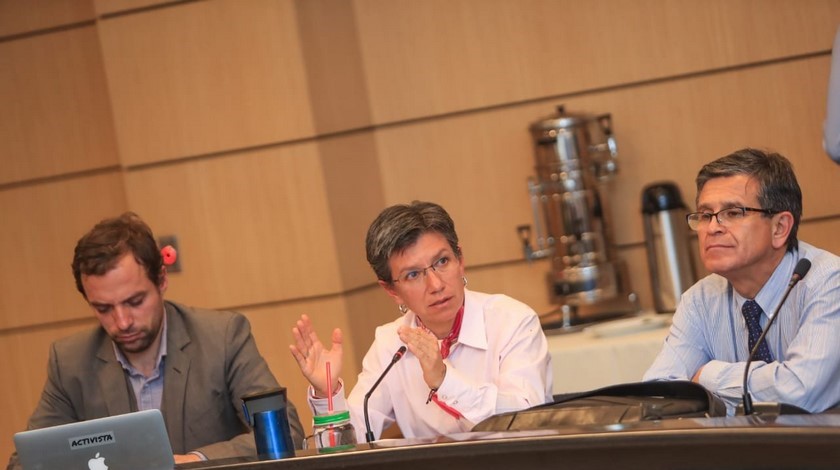 Foto: Plan Candado en Bogotá por paro armado del ELN