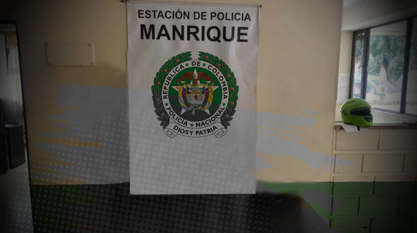 En una colchoneta pretendían meter marihuana a la Estación de Policía de Manrique 1 estacion policia manrique