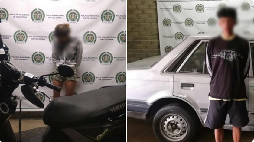 FOTOS: ¡Tan Pinchados! Capturados en Belén con vehículos robados