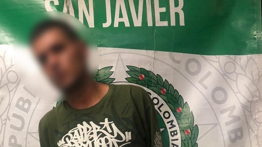 Foto: Capturado presunto integrante del combo delincuencial "cuatro esquinas" en el barrio La Arenera 1 integrante combo 1