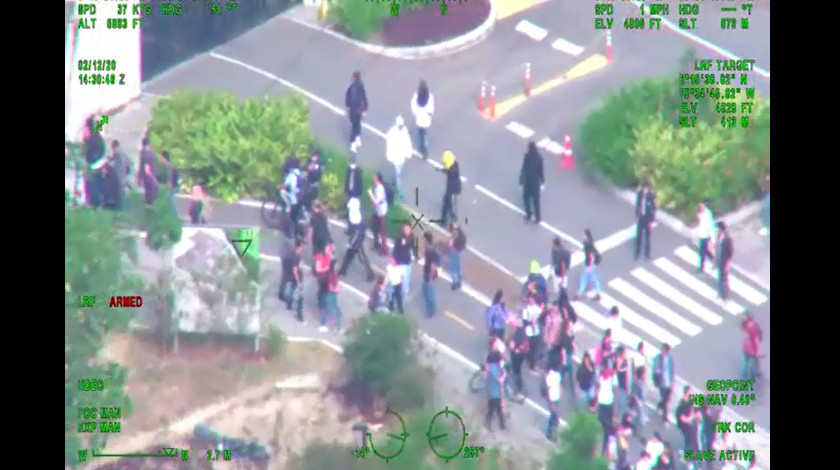 EN VIDEO: ‘Capuchos’ habrían impedido la evacuación de estudiantes de La Nacional, Medellín