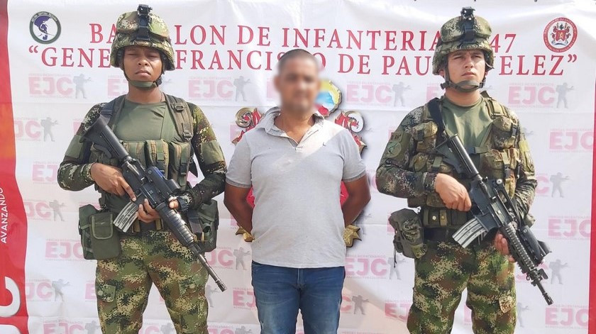 Alias ‘Pony’, importante cabecilla del Clan del Golfo, fue capturado en Necoclí