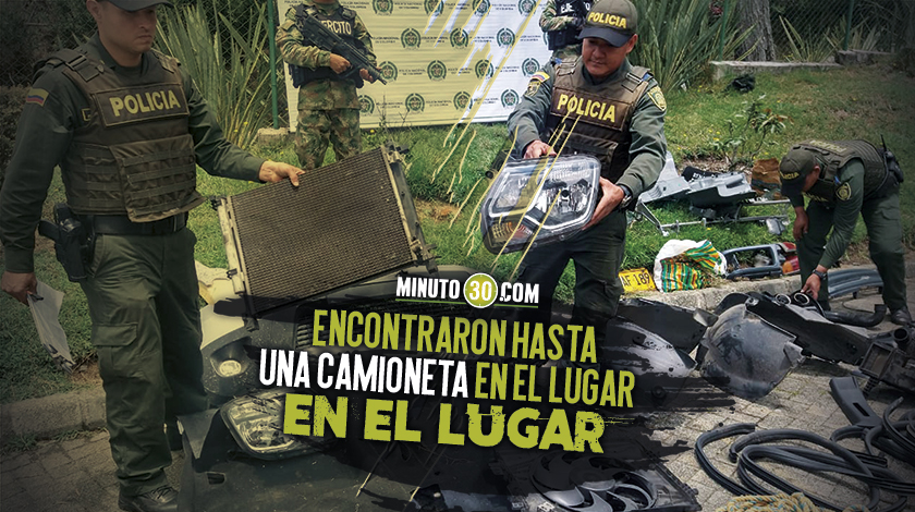 En Santa Elena escuchaban ruidos extraños y encontraron un ‘desguezadero’ de carros 1 840 Vecinos en Santa Elena escuchaban ruidos extranos y encontraron un desguezadero de carros