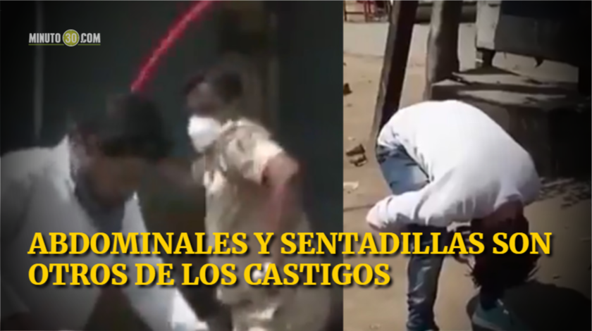 EN VIDEOS: ¡A palo! Así castigan en India a los que infringen el aislamiento obligatorio