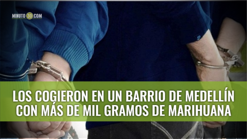 ¡Tan “emprendedores”! En pleno aislamiento los cogieron llevando marihuana a domicilio