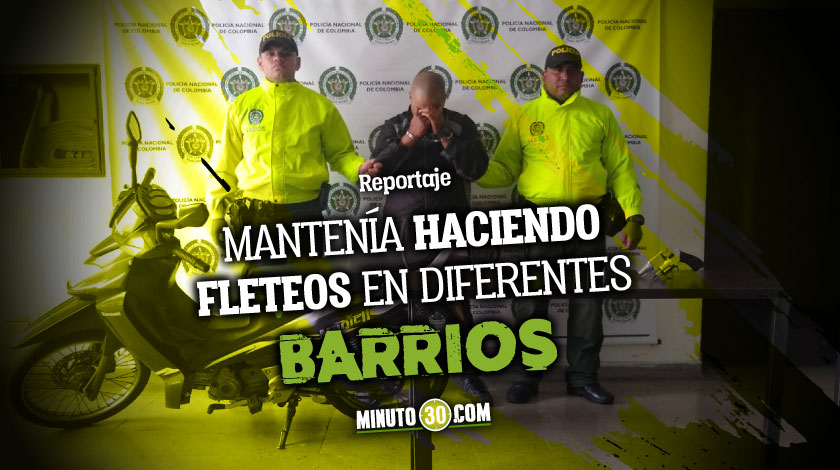 Autoridades capturaron a ‘Barbas’, delincuente que azotaba a Itagüí, Belén y El Poblado 1 Autoridades capturaron a Barbas delincuente que azotaba a Itagui Belen y El Poblado