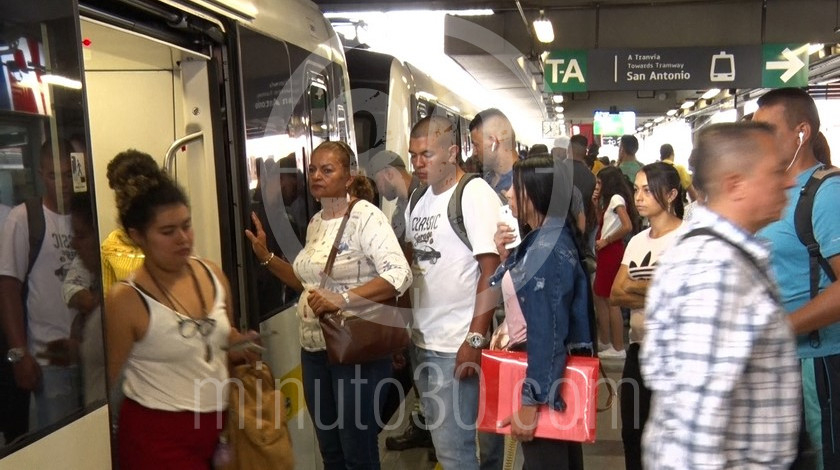 En estaciones San Javier e Itagüí del Metro la entrada se regulará a 8 usuarios por minuto