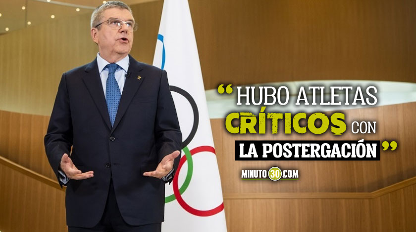 Videos: Presidente del Comité Olímpico Internacional y los ecos del aplazamiento de los Juegos 1 Presidente Comite Ol%C3%ADmpico hablo de varios temas de interes