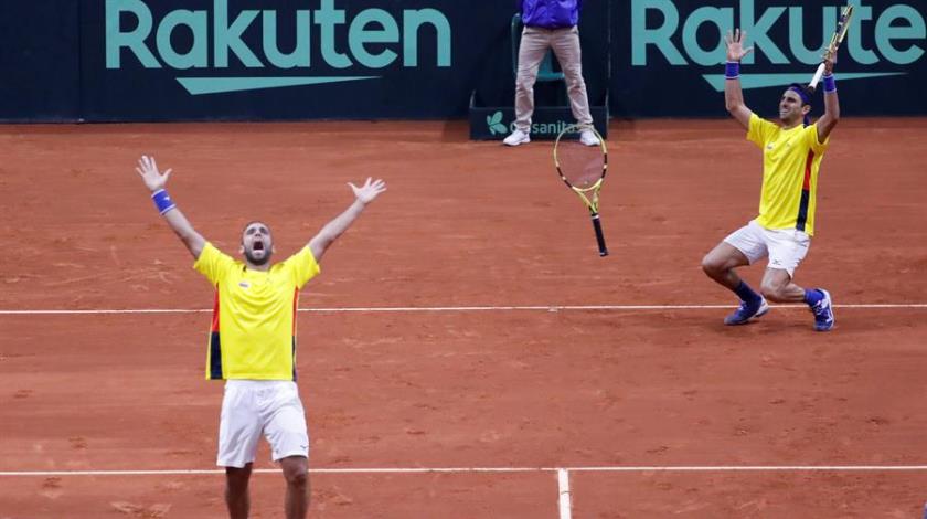 Cabal y Farah ganan en dobles y acercan a Colombia a la clasificación de las finales de la Copa Davis