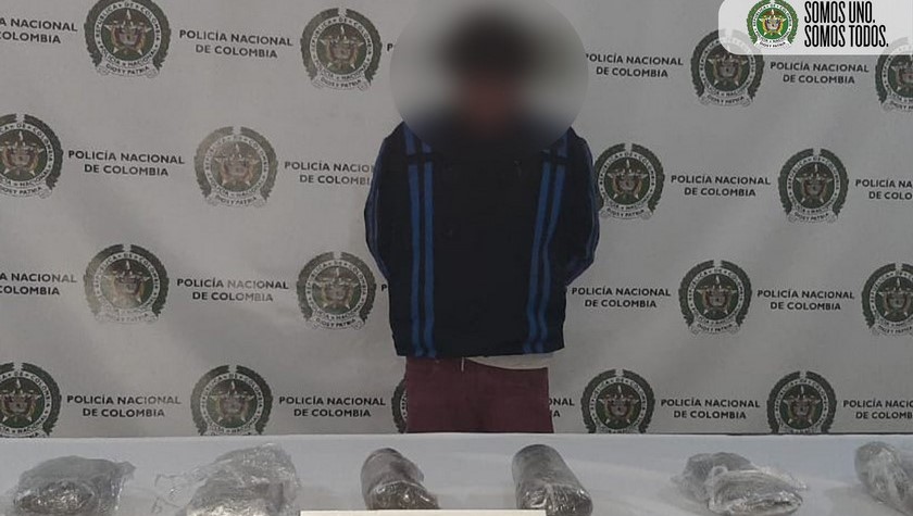 En plena cuarentena fue capturado en el centro de Medellín con marihuana en su poder 1 17 04 20 capturado centro marihuana