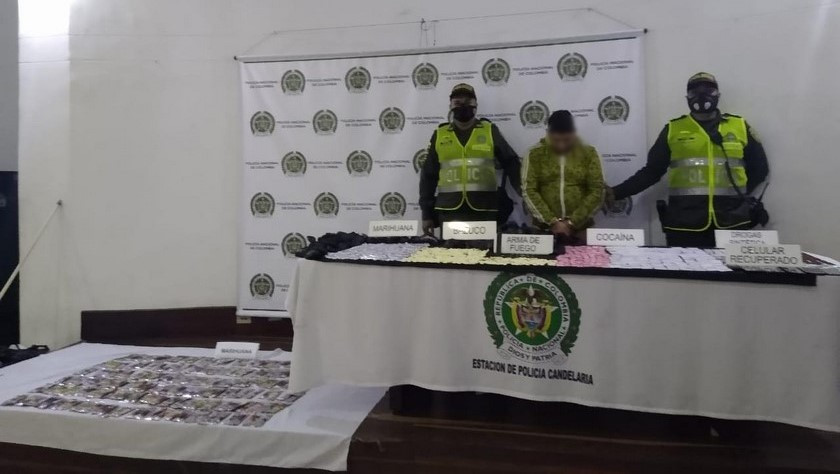 Operativo en una vivienda del barrio Jesús Nazareno dejó un capturado y gran cantidad de droga incautada 1 30 04 20 capturado drogas bolivar1