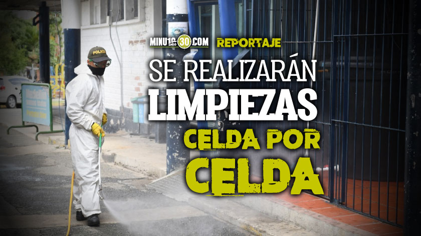 Para brindar tranquilidad en los reclusos, harán jornada de desinfección en Bellavista