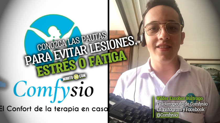 Video: Recomendaciones básicas para quienes realizan teletrabajo en la cuarentena, en la voz de fisioterapeuta