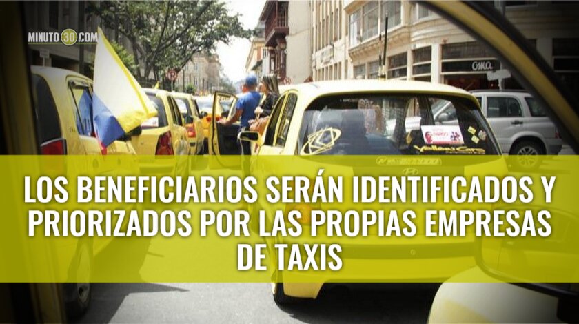Antioquia Solidaria unió esfuerzos con empresas de taxis para entregar paquetes alimentarios a los conductores más necesitados