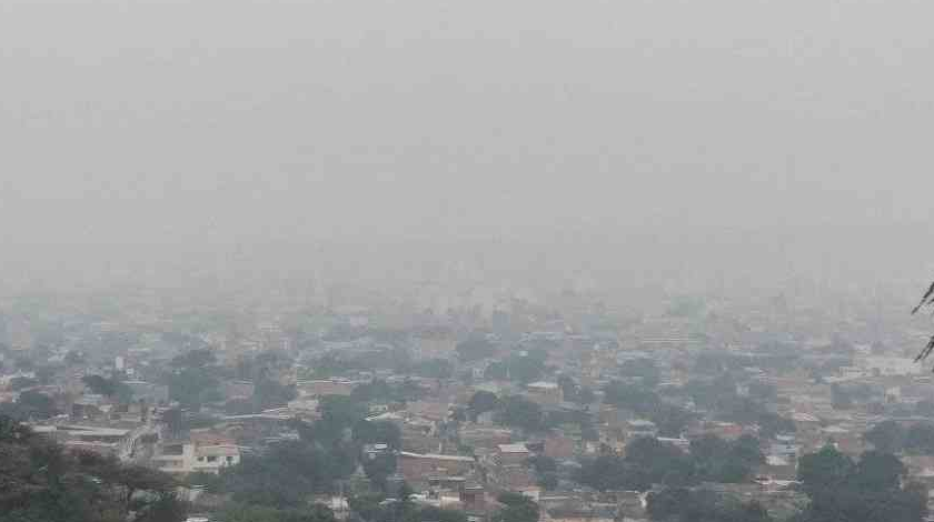 EN FOTOS: ¡Impresionante! La contaminación se apodera del aire de Cúcuta