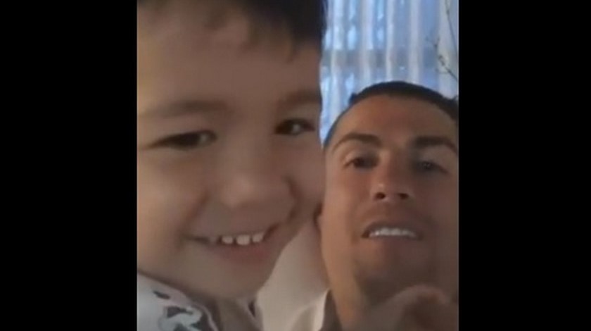 VIDEO: “De tal palo, tal astilla”, hijo de Cristiano Ronaldo imitó de manera creativa su icónico grito