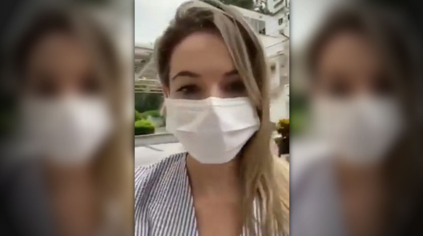 VIDEO: No dejaron entrar a exseñorita Santander a la unidad residencial de sus padres tras recuperarse de coronavirus