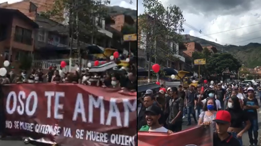 La Alcaldía de Bello se pronuncia sobre los hechos durante el multitudinario funeral de «el oso» -Comunicado-