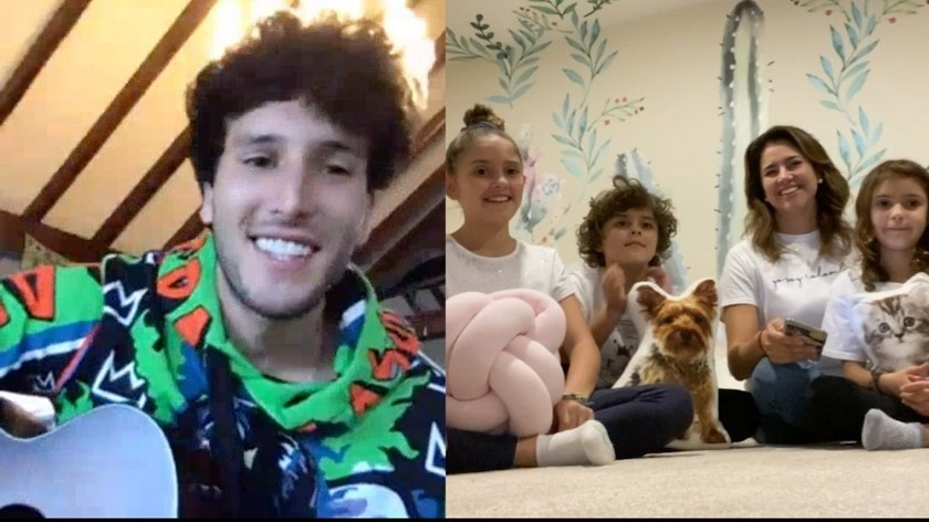 Con música y la lectura de un cuento, la Primera Dama, sus hijos y el cantante Sebastián Yatra celebraron el Día de la Niñez