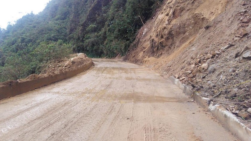 En fotos: Así van los trabajos en la vía Sonsón – Nariño afectada durante varios días por un derrumbe